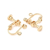 316 Surgical Stainless Steel Clip-on Earring Findings X-STAS-H240-45G-2