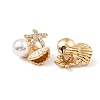 Brass Micro Pave Cubic Zirconia Beads KK-C155-28G-02-2