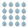 Platinum Plated Alloy Enamel Charms LS-ENAM-S118-04G-P-2