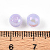 Electroplate Pearlized Glass Pearl Beads EGLA-T021-14A-08-3