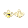 Golden Plated Alloy Enamel Charms ENAM-G212-18G-2