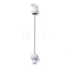 Plastic Beadable Keychain Bar for Jewelry Making DIY Crafts AJEW-C040-01H-1-1