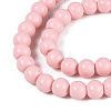 Painted Glass Bead Strands DGLA-S071-6mm-B2-3
