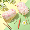 Soft Crocheting Polyester Yarn YCOR-FZC0001-01G-6