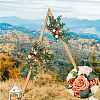 1 Set Plastic Artificial Flower & Leaf AJEW-GA0009-94-5