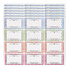 1Bag Paper Self-Adhesive Stickers DIY-TA0015-68-1