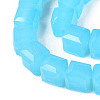 Imitation Jade Glass Beads Strands LS-GLAA-R041-8x8mm-B05-3