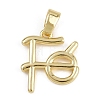 Brass Pendants KK-Z123-22G-02-1