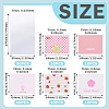 50Pcs OPP Cellophane Bags OPC-TA0001-09-5