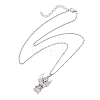 Alloy Guardian Angel Pendant Necklaces for Women FS-WG32A2C-01-2