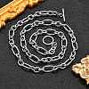 Non-Tarnish Unisex 304 Stainless Steel Figaro Chain Necklaces NJEW-H215-03P-1