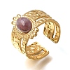 304 Stainless Steel Cuff Open Rings RJEW-F213-02G-10-3