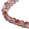 Crackle Glass Beads Strands X-CCG-C002-8mm-11-3