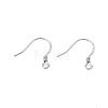 Anti-Tarnish Rhodium Plated 925 Sterling Silver Earring Hooks STER-N016-32P-2