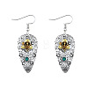 Alloy & Rhinestone Dangle Earrings FS-WGD70E2-01-1