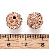 Polymer Clay Pave Rhinestone Beads RB-Q197-10mm-26-3