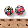 Rack Plating Brass Enamel Beads KK-P276-23B-G-2