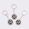 Natural & Synthetic Mixed Stone Keychain KEYC-P041-C-2