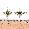 Natural African Jade Faceted Horse Eye Pendants STAS-N109-161G-3
