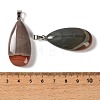 Natural American Picture Jasper Pendants GG-CBACB71-02P-09-3