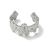304 Stainless Steel Cuff Open Ring Setting SA-CBA37BC-06P-2