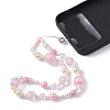 Acrylic Beaded Mobile Straps HJEW-JM01229-4