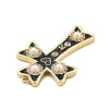 Brass Micro Pave Cubic Zirconia Pendants KK-L228-34G-02-2