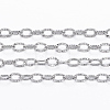 304 Stainless Steel Textured Cable Chains CHS-H006-01P-1