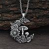 Flower & Mushroom Zinc Alloy Pendant Necklaces FS-WG17225-01-1
