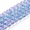 Baking Paint Transparent Glass Beads X1-DGLA-A035-T6mm-A06-1