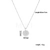 Brass Micro Pave Cubic Zirconia Openable Blank Locket Pendant Necklaces for Engraved Name FS-WG25E25-04-1
