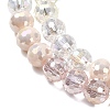 Electroplate Glass Beads Strands EGLA-D300-06-6mm-20-3