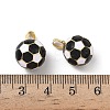 Brass Enamel Charms KK-F924-06G-3