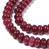 Dyed Natural White Jade Beads Strands G-G107-A11-01-4