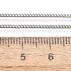 Long-Lasting Plated Brass Curb Chain Necklaces NJEW-K112-07P-NF-3