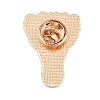 Sports Badminton Enamel Brooches JEWB-I063-03KCG-01-2