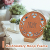 DICOSMETIC 9Pcs 9 Style Plastic Cross Stitch Embroidery Hoops FIND-DC0004-90-7