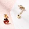 304 Stainless Steel Stud Earrings EJEW-F396-02D-G-4