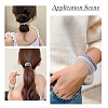 8Pcs 4 Colors Plastic Hair Accessories OHAR-TADJ0001-01-7