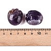 Natural Amethyst Footprint Figurines DJEW-N003-02B-3