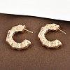 Brass Stud Earrings EJEW-H168-01G-2