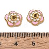304 Stainless Steel Enamel Bead Caps SA-CBAD60D-09G-04-2