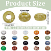 20Pcs 20 Styles Natural & Synthetic Mixed Gemstone European Beads G-PA0002-35-2
