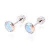 925 Sterling Silver Stud Earrings STER-N016-133B-P-1