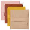 8Pcs 4 Colors Square PU Leather Jewelry Flip Pouches ABAG-CL0001-57-7