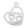 Non-Tarnish 304 Stainless Steel Pendants STAS-M228-A01-01P-2