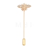 Alloy Rhinestone Lapel Pins Brooch Pins AJEW-E060-01G-1
