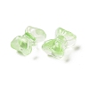 Transparent Spray Painted Glass Beads GLAA-I050-11H-2