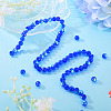 1 Strand Electroplate Transparent Glass Beads Strands EGLA-TADJ0001-15B-5