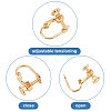 20Pcs Brass Clip-on Earring Findings KK-BBC0003-38-4